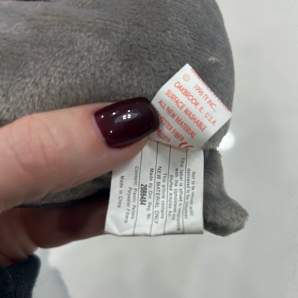 Rare Beanie Babie Spike with stamped tush tag & errors 1996 - Picture 3 of 4